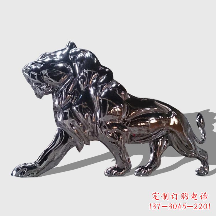 山西不锈钢西洋狮子雕塑