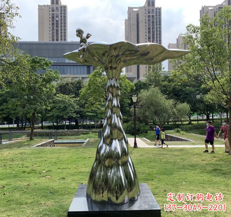 山西不锈钢现代水滴雕塑美轮美奂的艺术精品