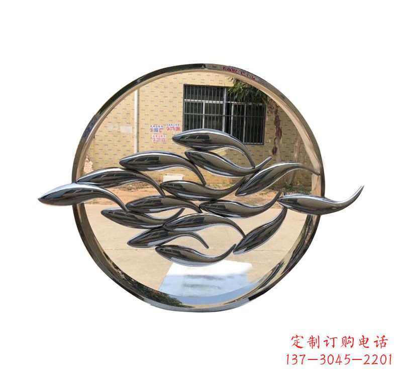 山西不锈钢圆环雕塑精美完美的艺术之作