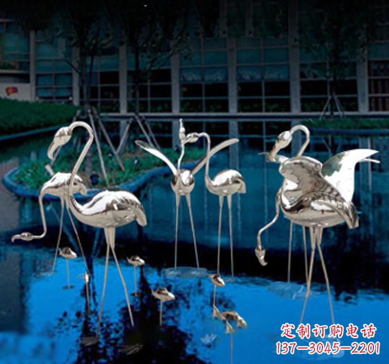 山西不锈钢仙鹤雕塑汇聚自然之美