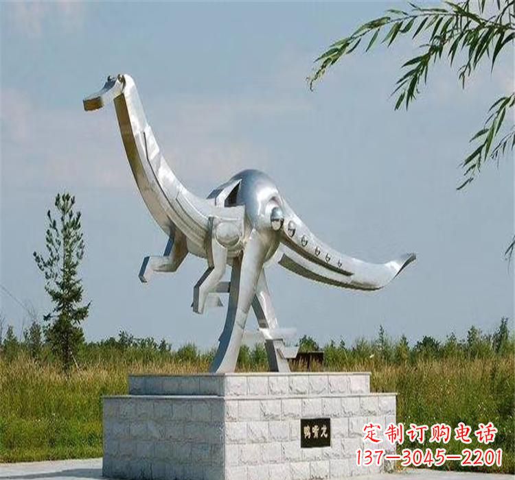 山西不锈钢鸭嘴龙雕塑传承独特艺术魅力