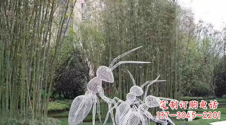 山西不锈钢艺术蚂蚁雕塑