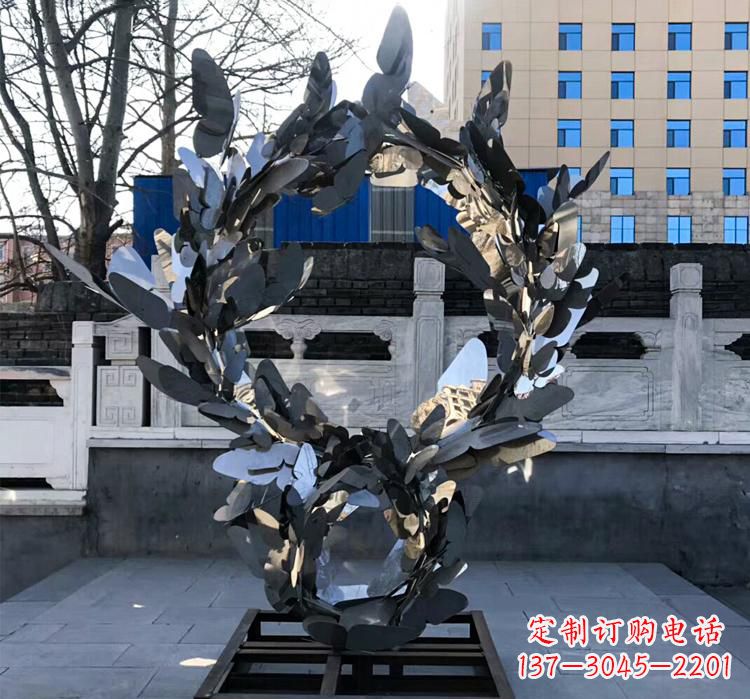 山西不锈钢艺术蝴蝶景观雕塑
