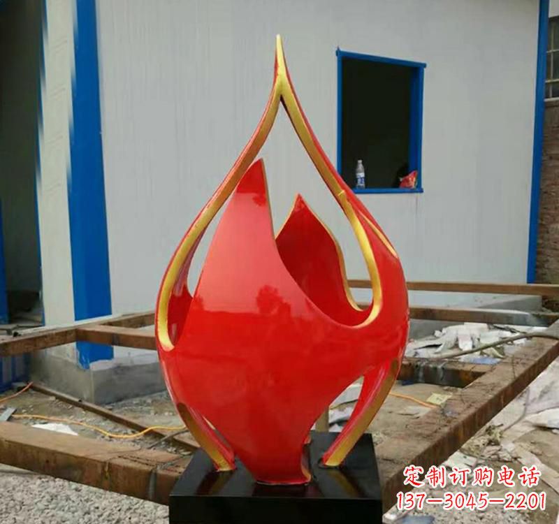 山西不锈钢艺术景观火龙果雕塑