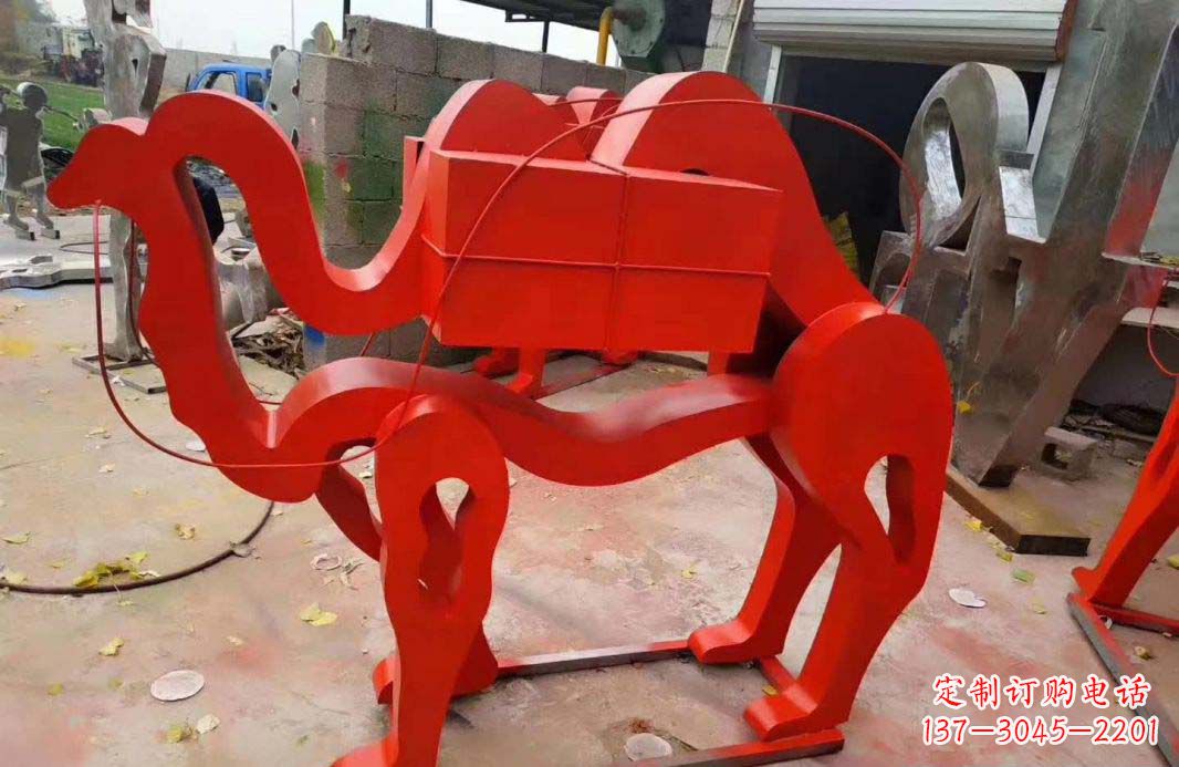 山西不锈钢艺术骆驼雕塑——雕塑精美的艺术之作