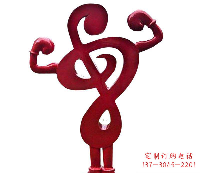 山西音符之美——不锈钢音符雕塑