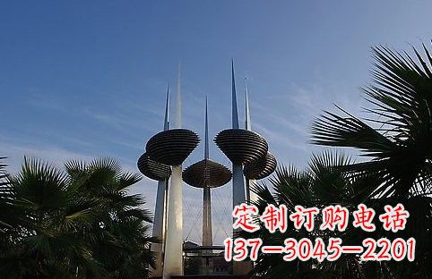 山西不锈钢避雷针雕塑精致静谧的安全保护