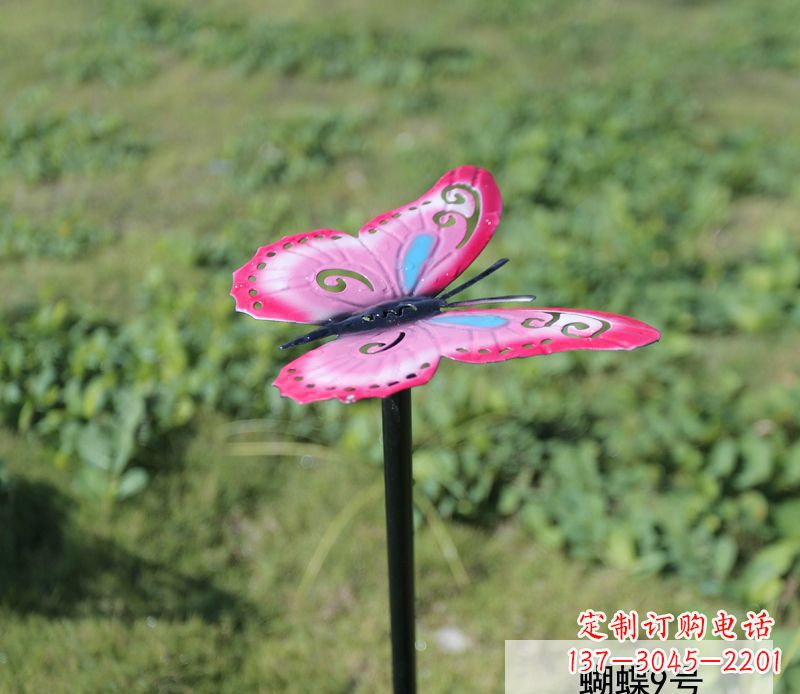 山西不锈钢园林彩色蝴蝶插件