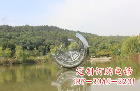 山西不锈钢园林抽象齿轮雕塑