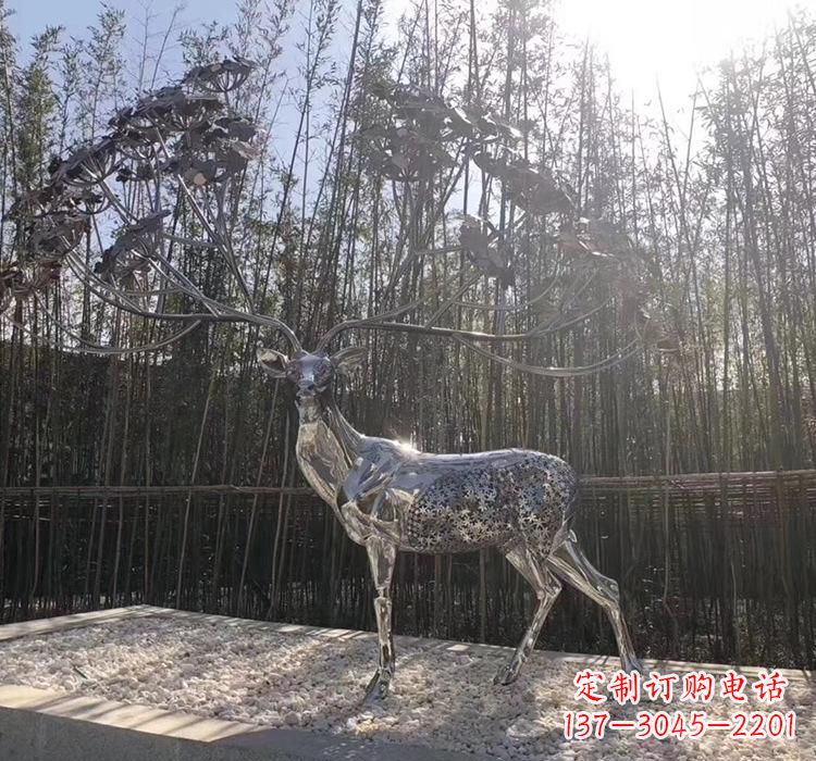山西不锈钢动物雕塑精美的艺术作品
