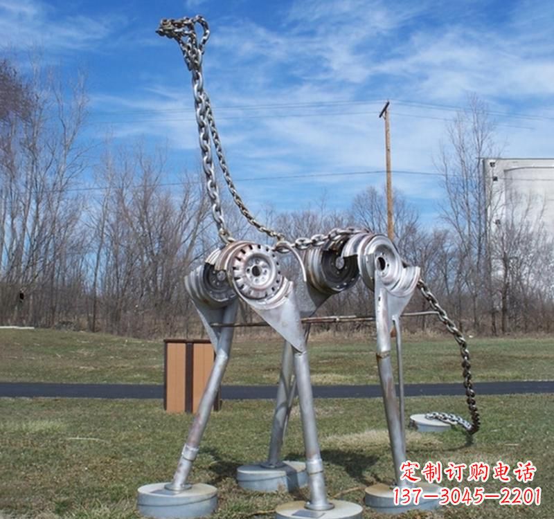 山西不锈钢园林恐龙雕塑
