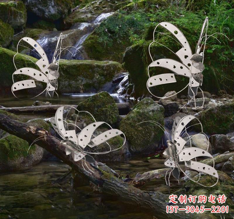 山西不锈钢园林艺术镂空蝴蝶雕塑——绽放自然之美