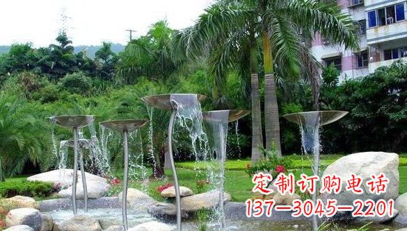 山西不锈钢造型喷泉雕塑
