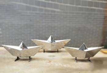 山西不锈钢元宝雕塑精致的艺术品