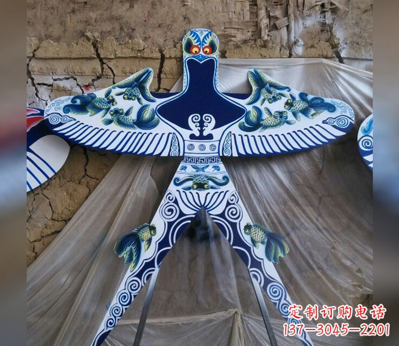 山西不锈钢蜘蛛侠风筝雕塑的象征