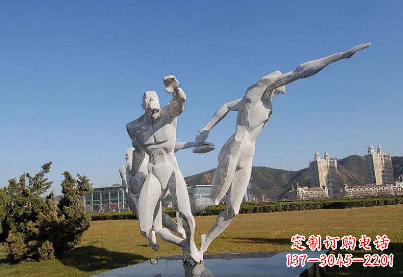 山西不锈钢运动员雕塑一种艺术的象征