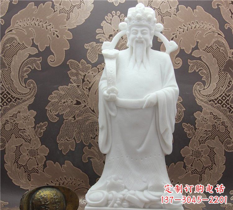 山西财神雕塑祈求财富幸福