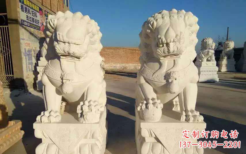 山西狮子雕塑象征力量与智慧