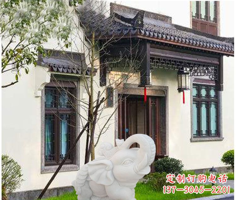 山西小象招财石雕——引领幸福的钥匙