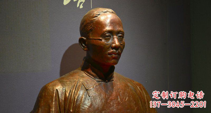 山西蔡元培名人胸像铜雕