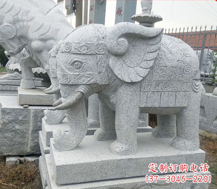 山西藏传佛教大象雕塑