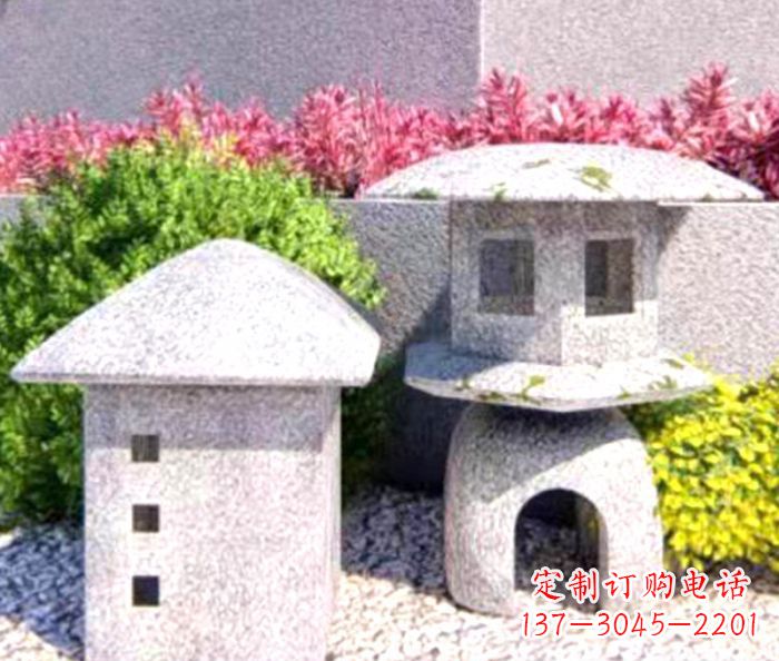 山西草坪大理石石灯雕塑的传统文化