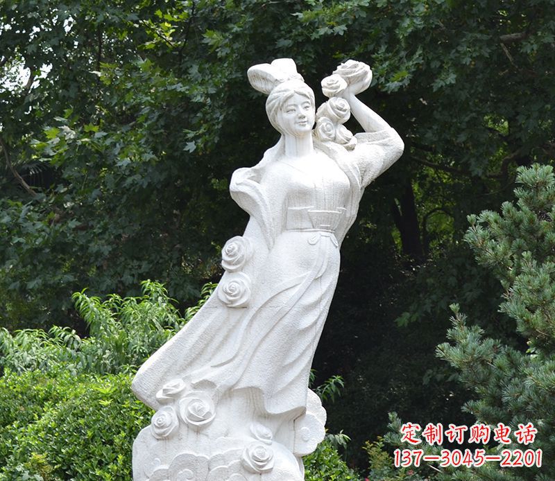 山西嫦娥奔月石雕绝美之作