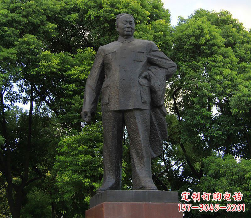 山西陈毅元帅铜雕荣耀中国历史的传承