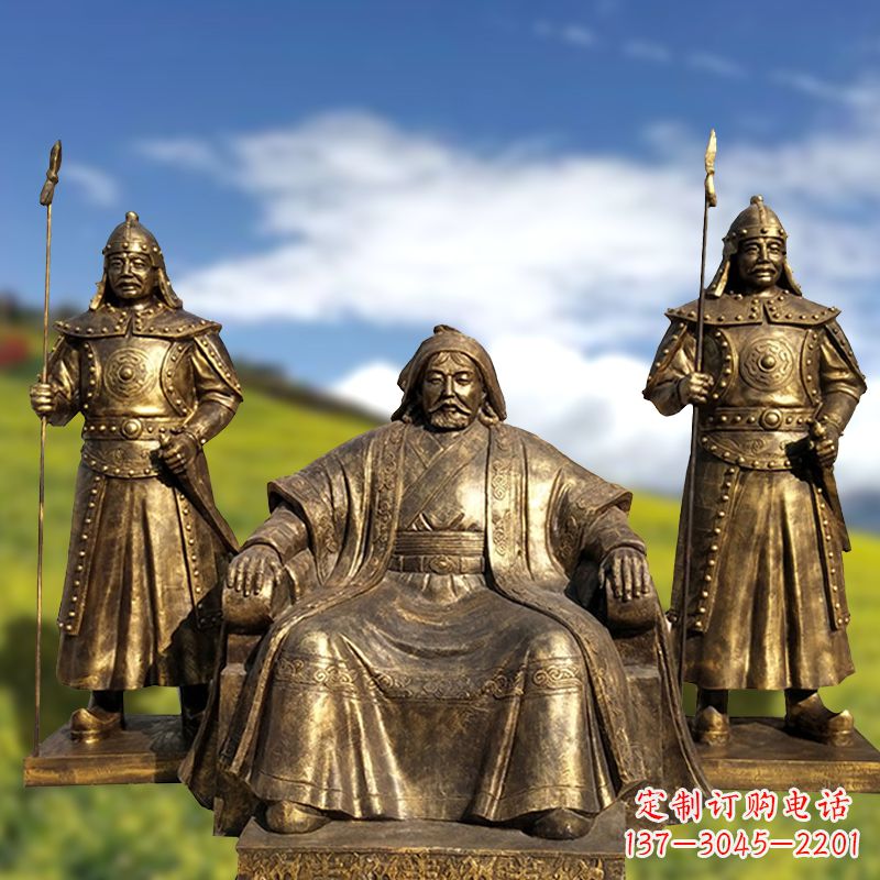 山西成吉思汗一座永恒的纪念雕塑