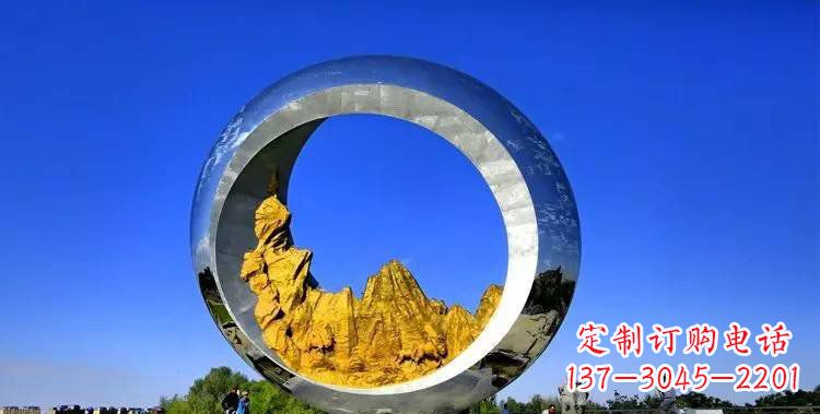 山西月亮雕塑——城市的美丽装饰