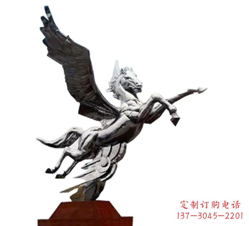 山西马雕塑不锈钢雕塑的精美绝伦