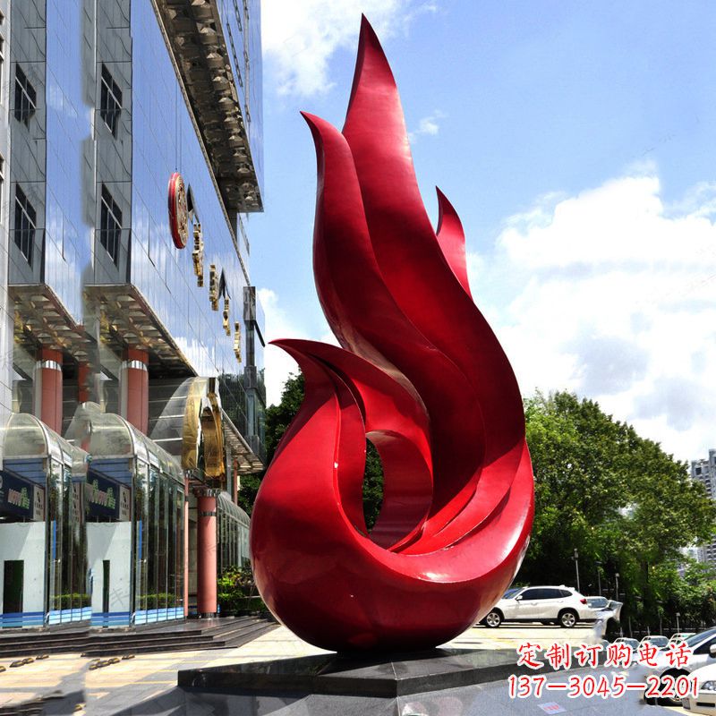 山西抽象不锈钢凤凰雕塑雕塑艺术的精美绝伦