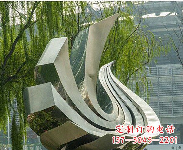 山西抽象鸽子不锈钢动物雕塑