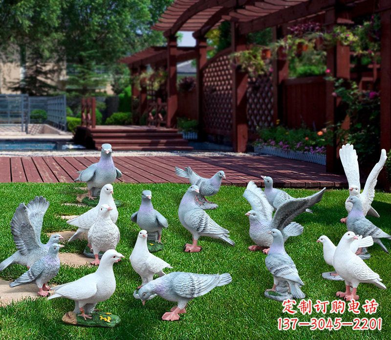 山西抽象鸽子雕塑