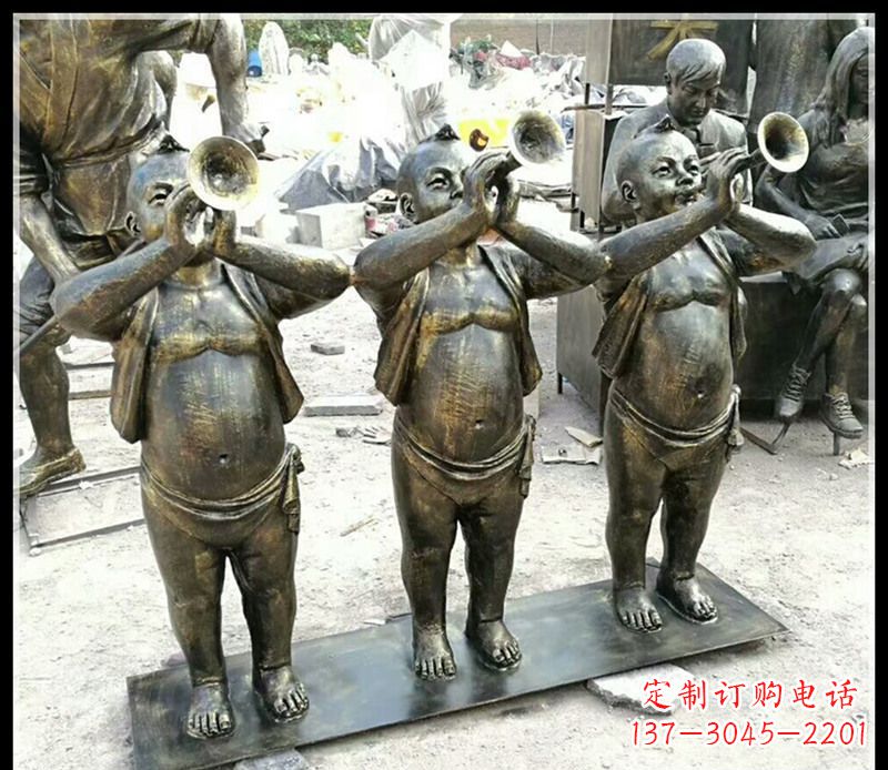 山西儿童雕塑弘扬传统文化