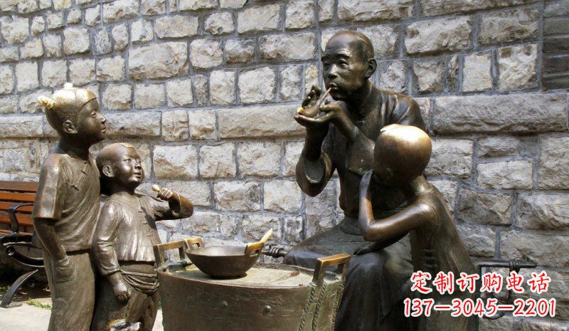山西糖果街的精美雕塑