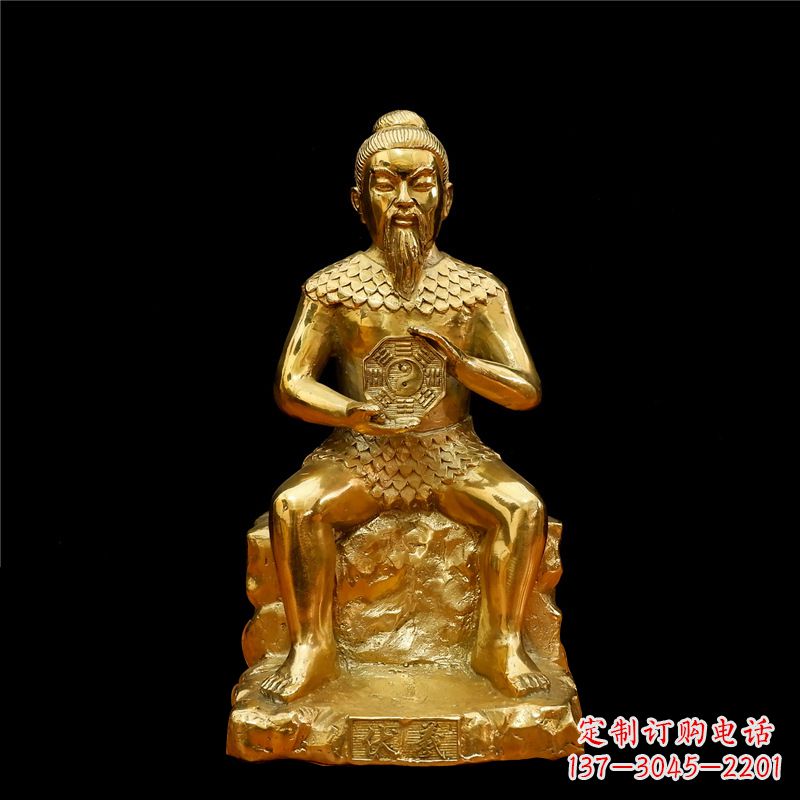 山西伏羲大帝神像汇聚古老文明中的象征