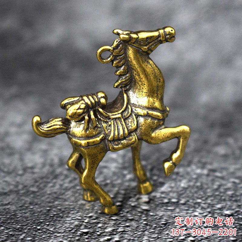 山西纯铜铸造马儿雕塑