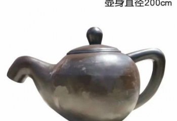 山西青铜茶壶雕塑——彰显传统文化的艺术精髓