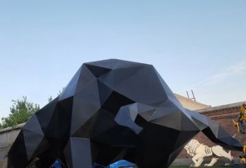 山西华尔街牛大型玻璃钢动物雕塑