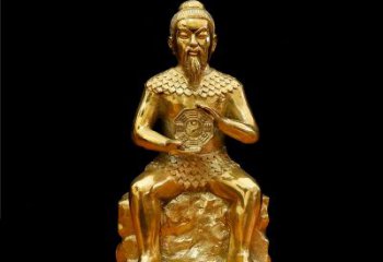 山西伏羲大帝神像汇聚古老文明中的象征