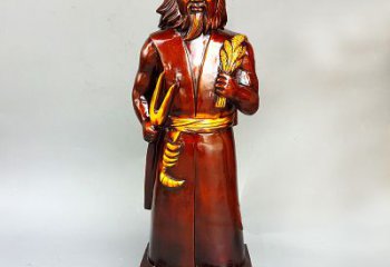 山西神农氏铜像传承炎帝文化的艺术之作