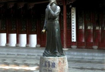 山西白居易铜雕像向著名诗人致敬