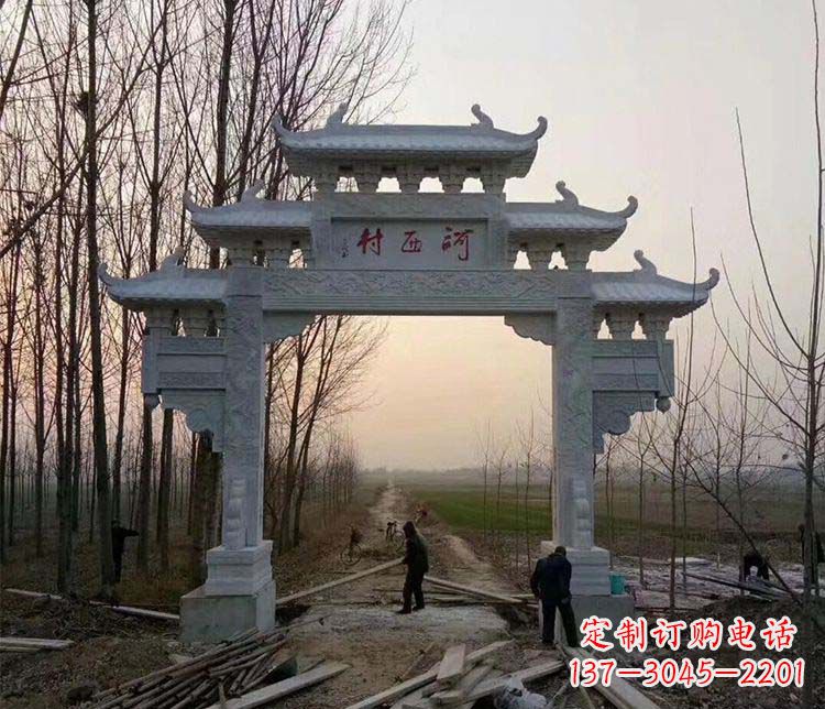 山西牌坊雕塑——记忆中的美丽家乡