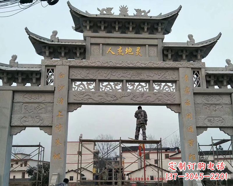 山西牌坊雕塑