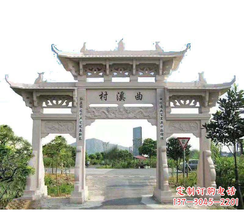 山西精美牌坊雕塑——村庄的艺术瑰宝