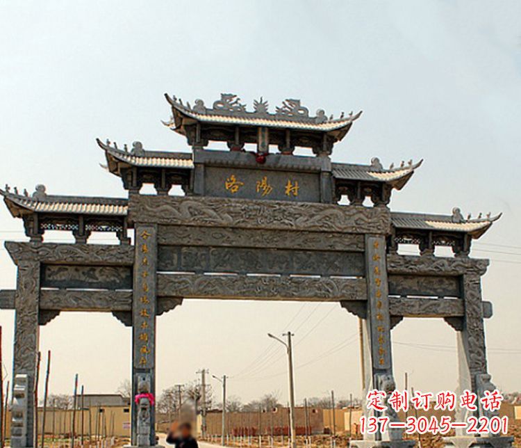 山西牌坊雕塑——缅怀中国传统文化