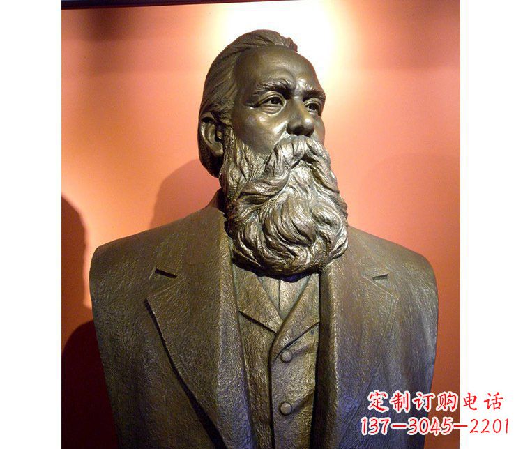 山西达尔文校园人物铜雕塑