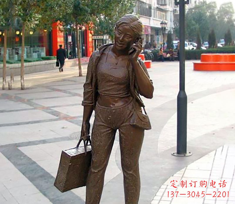 山西通话女性雕塑