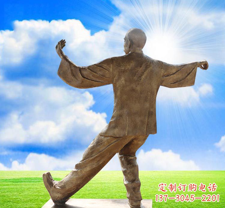 山西太极拳雕塑——传承中华文化之精髓